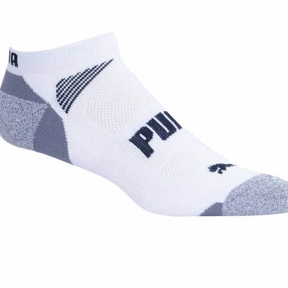 Pack Puma White Black Gray Ankle Socks Sock - Picture 4 of 7